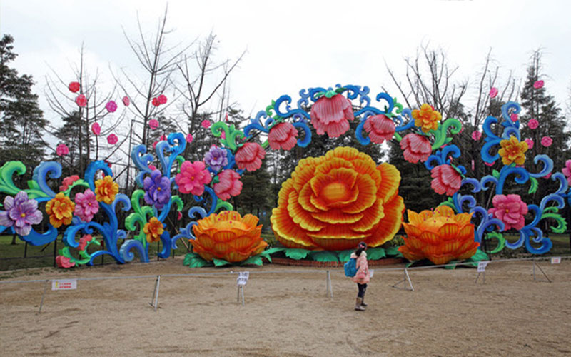 铜陵湖州春节花灯