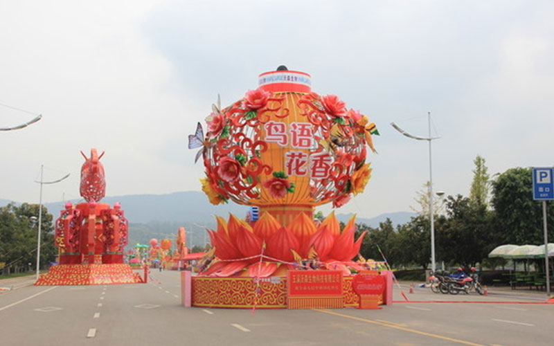 甘孜衢州春节花灯